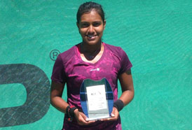 SRCSS powers Women Tennis Winner Nidithra Rajmohan